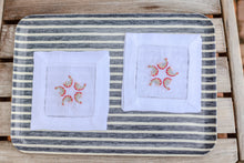 Load image into Gallery viewer, Embroidered Shrimp Cocktail Napkins