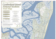 Load image into Gallery viewer, Cumberland Island National Seashore Trail Map