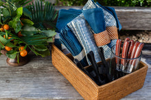 Load image into Gallery viewer, Indigo Dyed Dinner Napkins