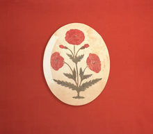 Load image into Gallery viewer, Oval Poppy Tray