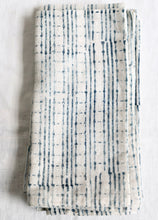 Load image into Gallery viewer, Indigo Stamped Dinner Napkins