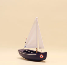 Load image into Gallery viewer, Maison Tirot - Wooden Toy Boat - Le Sloop

