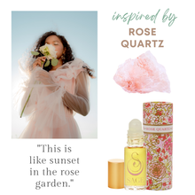 Load image into Gallery viewer, Rose Quartz Gemstone Perfume Oil Concentrate Roll-On- 1/8 oz
