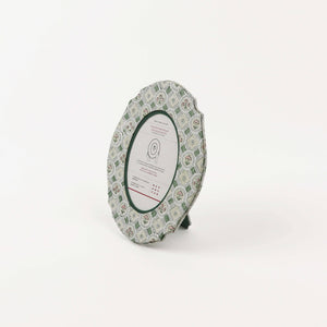 Oval Picture Frame - Spring Bloom Green