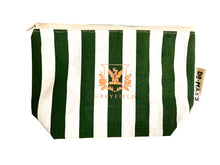 Load image into Gallery viewer, Organic Cotton Striped Zipper Bags

