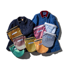 Load image into Gallery viewer, Stripe Semicircle Pouch
