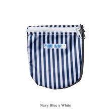 Load image into Gallery viewer, Stripe Semicircle Pouch
