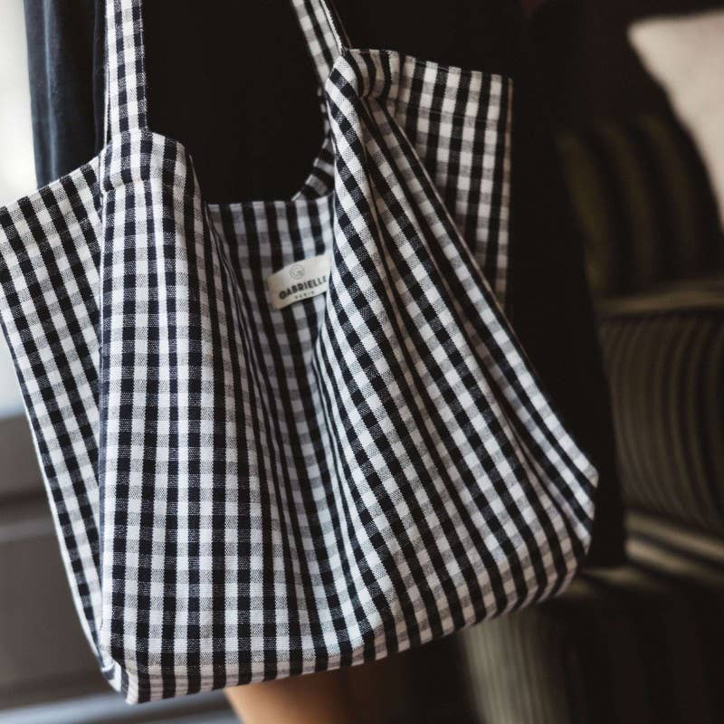 Gingham Cotton Bags – Greyfield Shop
