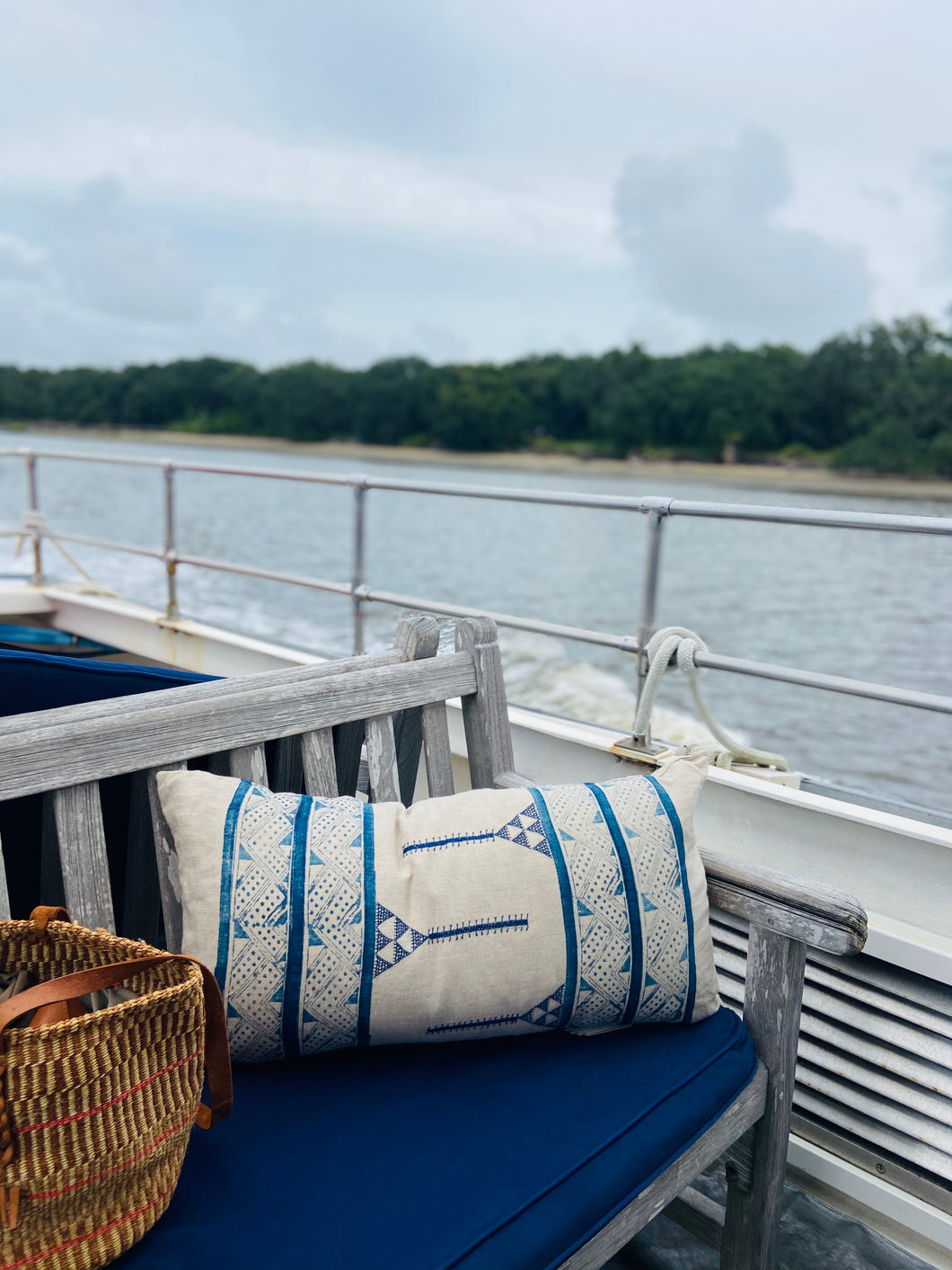 Block Printed Lumbar Pillows