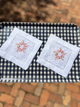 Load image into Gallery viewer, Embroidered Shrimp Cocktail Napkins
