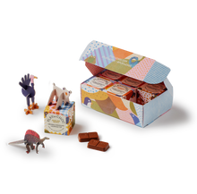 Load image into Gallery viewer, Organic Chocolate Box w/ Animal Toy Set (6)
